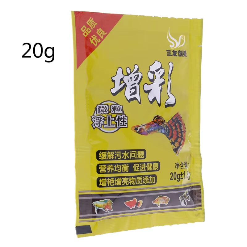 Small Fish Food Tropical Goldfish Nutrition Healthy Delicious Feeding Supplies for Home Fish for Tank Aquarium Dropshipping