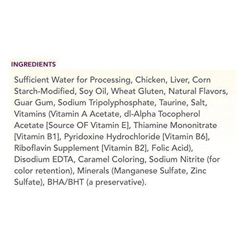 Pack of 24 WHISKAS PURRFECTLY Chicken Wet Cat Food Chicken Entree Flavor 3 Oz