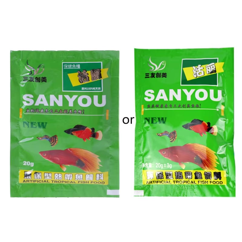 Small Fish Food Tropical Goldfish Nutrition Healthy Delicious Feeding Supplies for Home Fish for Tank Aquarium Dropshipping