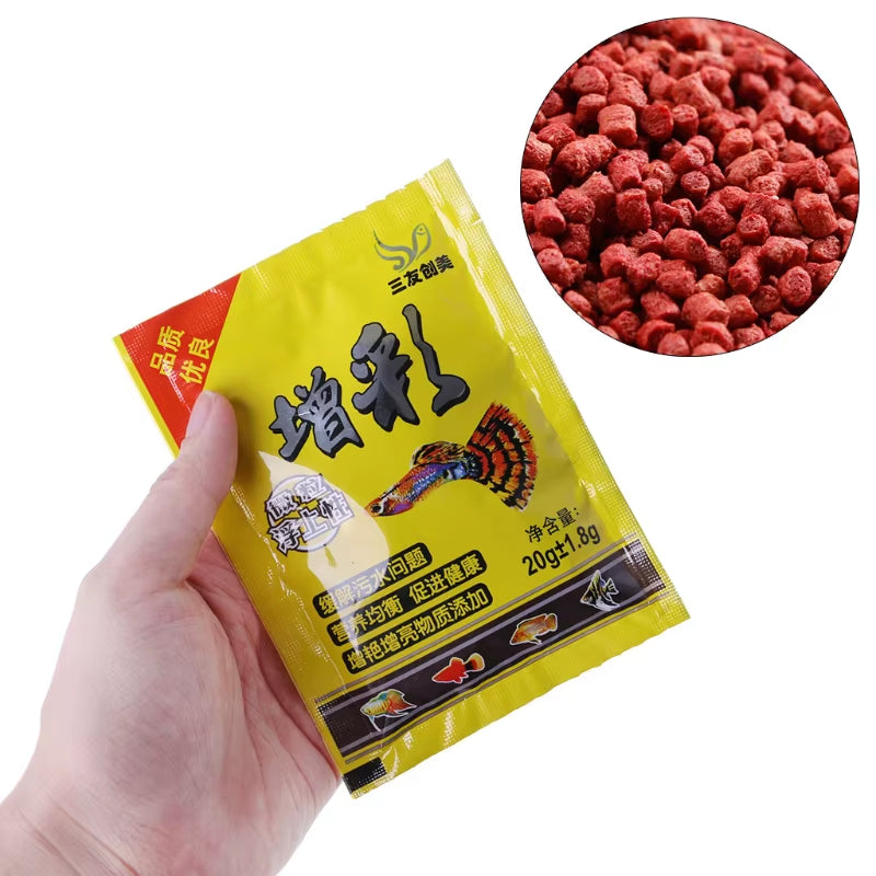 Small Fish Food Tropical Goldfish Nutrition Healthy Delicious Feeding Supplies for Home Fish for Tank Aquarium Dropshipping