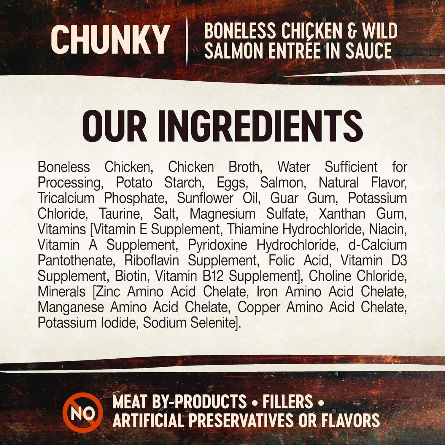 CORE Signature Selects Chunky Adult Wet Cat Food, Natural, Protein-Rich, Grain Free, 2.8 Ounce, 12 Pack (Chicken & Salmon)