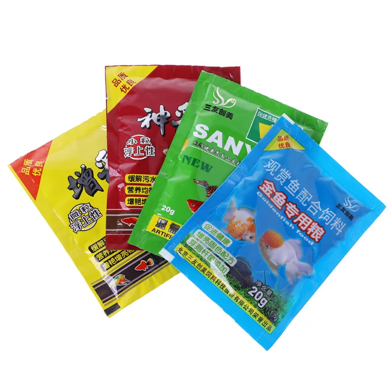 Small Fish Food Tropical Goldfish Nutrition Healthy Delicious Feeding Supplies for Home Fish for Tank Aquarium Dropshipping